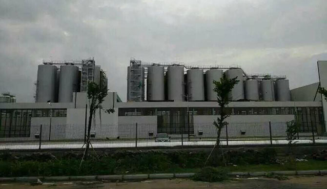 Congratulations to the Pearl River beer Nansha new base put into production